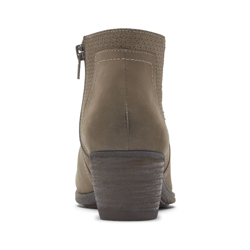 Rockport Boots Dame Grå - Cobb Hill Anika V-Cut - WERQ21579